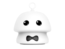 Gravata Borboleta Recarregável Com Luz Noturna - Cogumelo Usb Preto JEIIBRZUI