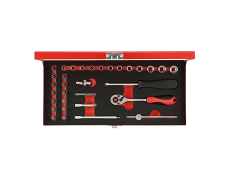 Juego De Llaves De Vaso 1/4, 4 GEDORE RED R49014033 13 Mm, 33 Piezas (3300001)