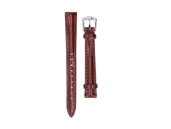 Correa De Repuesto Para Reloj Con Cierre De Pasador, Piel De Vacuno Marrón, 24 Mm, Unisex.