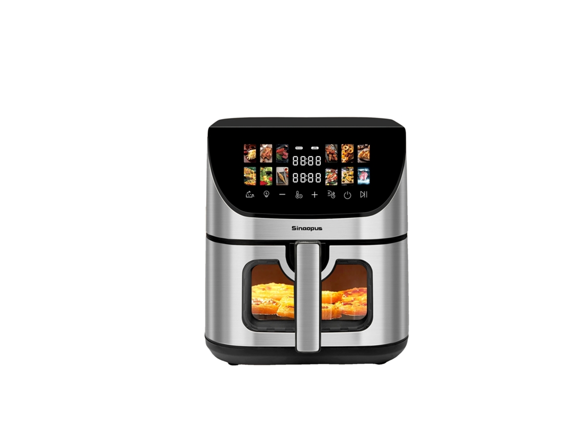 Freidora eléctrica, 8 L de capacidad, control táctil LED, 1700 W, OEM UE