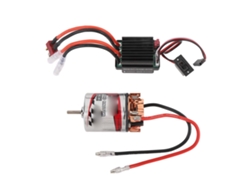 Motor Escovado 540 3 Slot Alto Torque Carcaça Inox À Prova D'água Para Carro Rc 1/10 Axial Scx10 Axi03007 12t