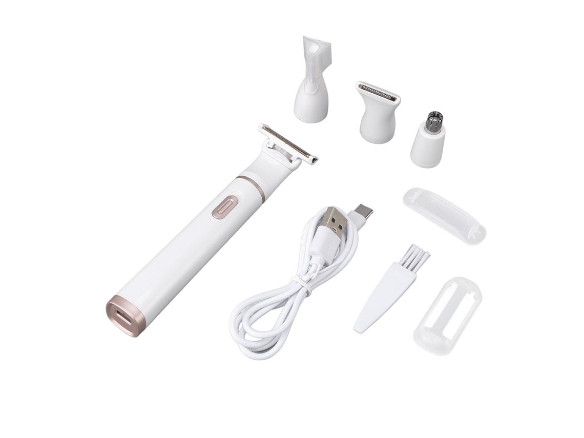 2026-depiladora Eléctrica 4 En 1 Usb 3d Lavable Recortador De Pelo Facial Cuerpo Para Frente Nariz Labios Axilas Brazos