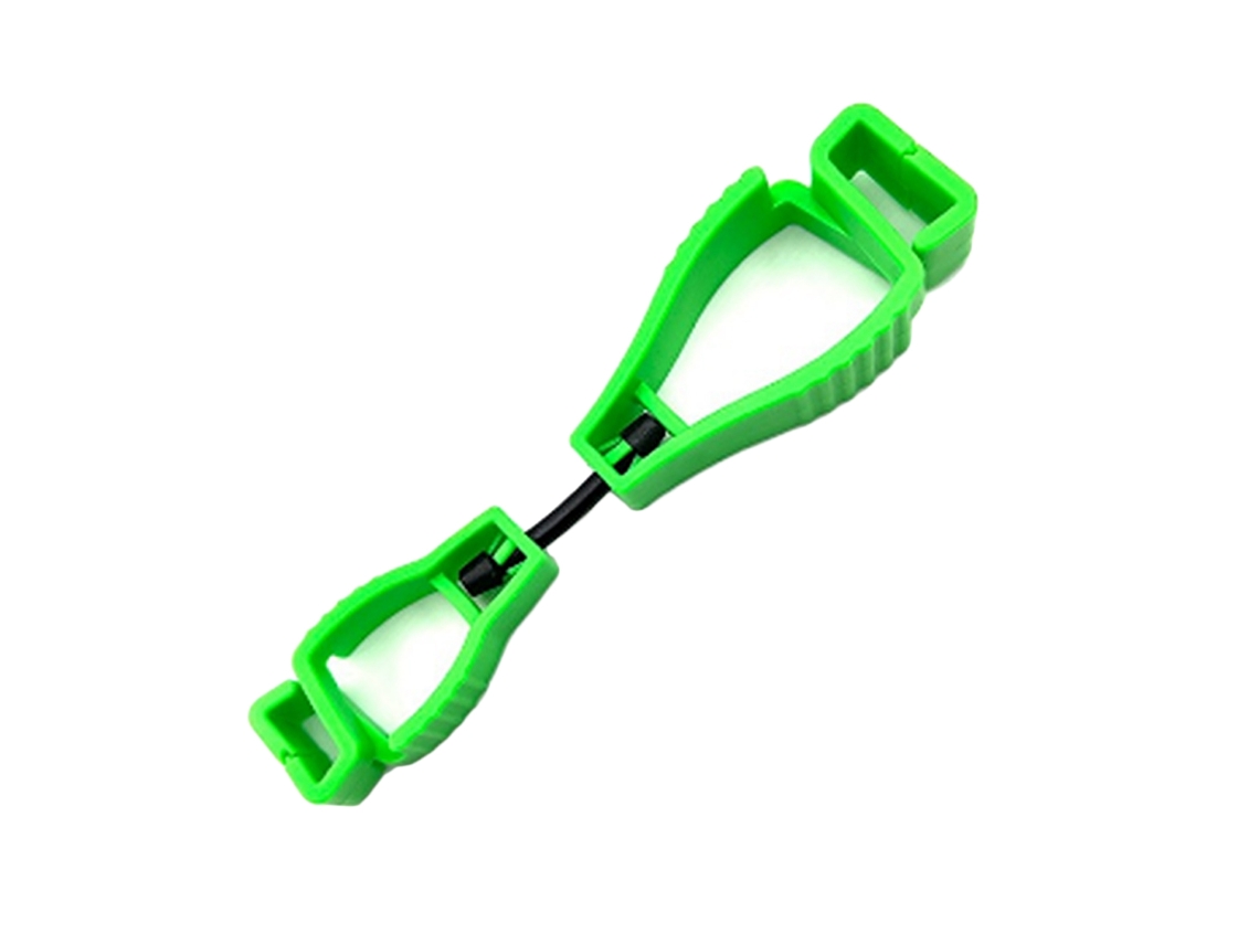 Clip Para Guantes De Plástico Verde Antideslizante, Portátil, Reutilizable Y Multifuncional