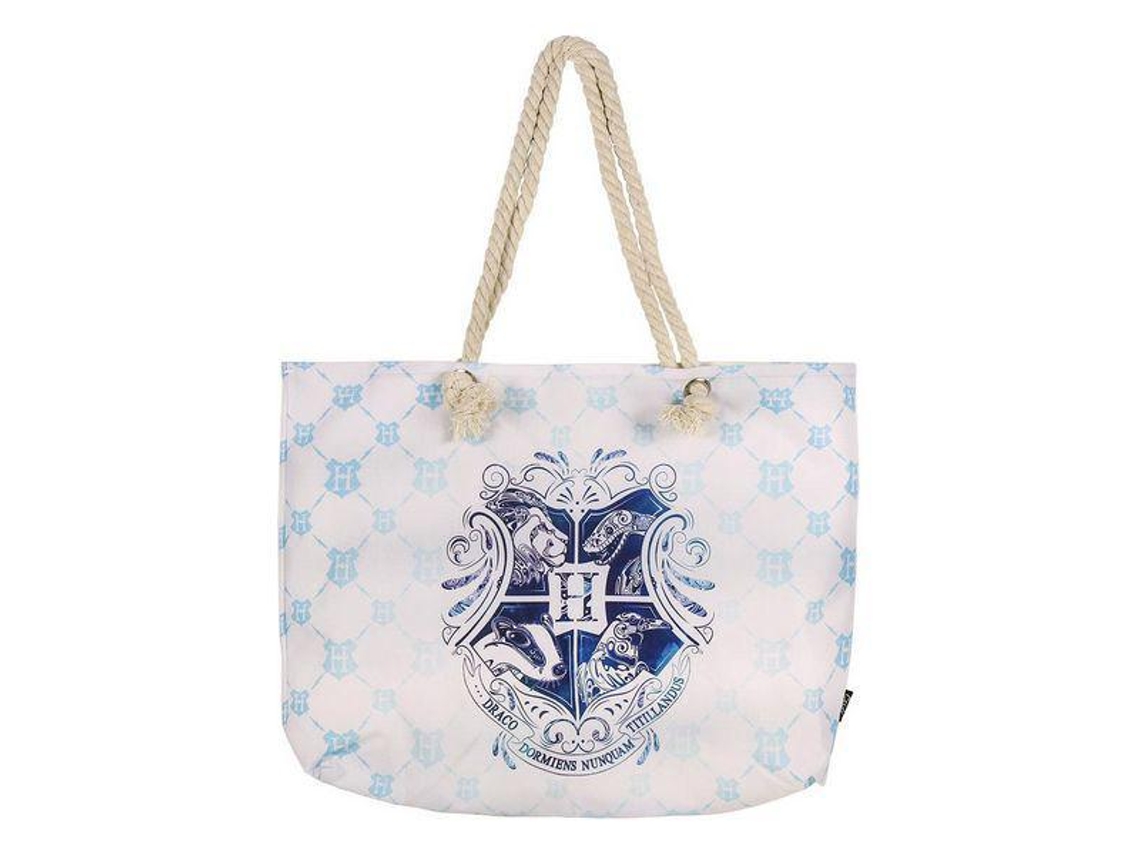 Bolso de Playa HARRY POTTER (Azul - Algodón - 38x52x10 cm)