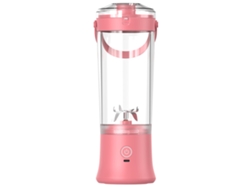 Licuadora portátil recargable Digitallab de materiales saludables, 500 ml (rosa)