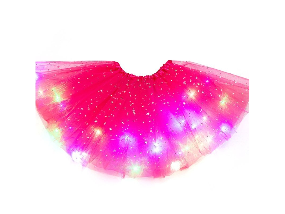 2026-falda Tutú De Baile Con Luz Led Para Niñas, Vestido De Princesa Para Fiesta Y Disfraces De Ballet