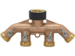 Adaptador De Conexión Para Jardín Distribuidor Agua Cuatro Vías Manguera