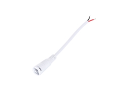 Cable Conexión Jack Hembra Tira LED 12V Blanco