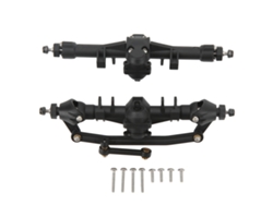 Ymsl Kit De Ejes Portal Delantero Y Trasero Para Coche Rc Axial Scx24 1/24 Piezas De Repuesto Hxl