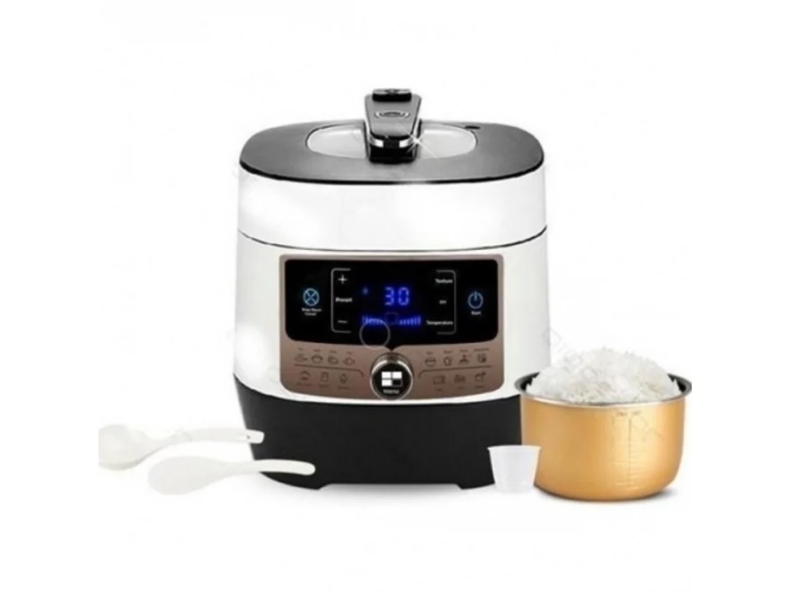 Olla a Presión Aigostar 5.5L 1000W Recipiente Antiadherente 14 Funciones