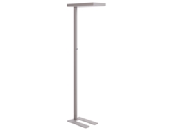 Lámpara de pie BELIANI Taurus de Aluminio Plateado 29x61x197