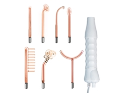 Máquina de tratamiento facial de acné de alta frecuencia Set 7 en 1 Máquina reafirmante facial portátilBISBISOUS Blanco