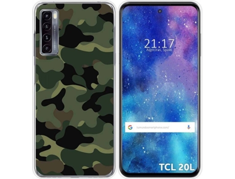 Carcasa TCL 20L / 20L+ TUMUNDOSMARTPHONE Camuflaje Multicolor