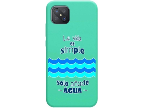 Carcasa Oppo Reno 4Z 5G TUMUNDOSMARTPHONE Agua Verde