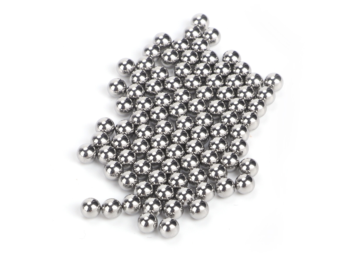 500 bolas de limpieza para decantadores de vino de acero inoxidable de 3 mm.