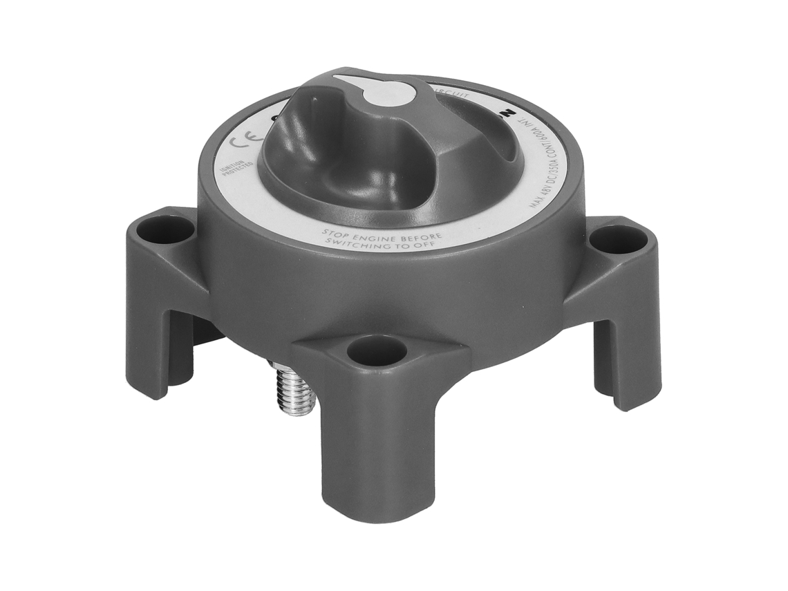 Mini Interruptor De Batería De 2 Posiciones (encendido/apagado) De 12-48 V Para Coche, Barco Y Maquinaria - Negro