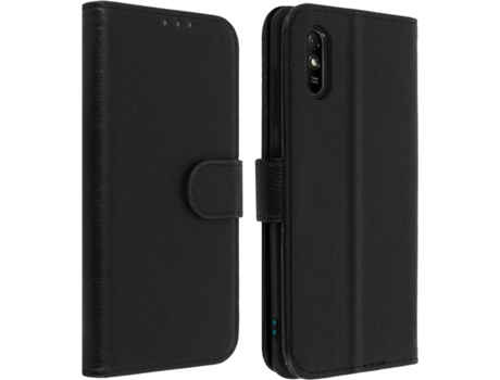 Funda Xiaomi Redmi 9A/9AT AVIZAR Libro Billetera Negro