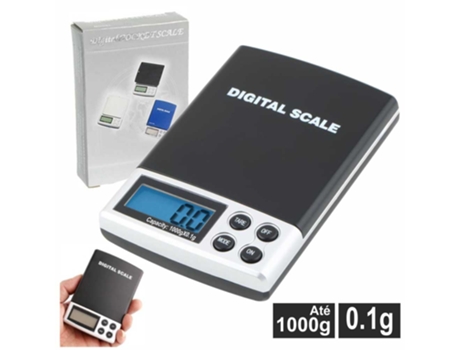Balanza Digital Mini 0,1 / 1000Gr 40Kg