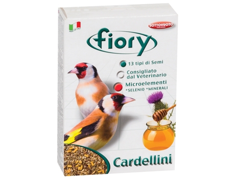Alimentación para Pájaros FIORY Mixtura Premium Fortificante Jilgueros (350 g)