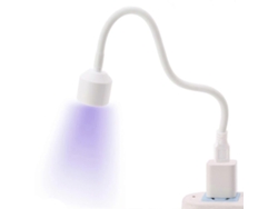 Lámpara de uñas UV LED LY EBIKE con detección de agente fluorescente, secado rápido y recargable (sensible al tacto)