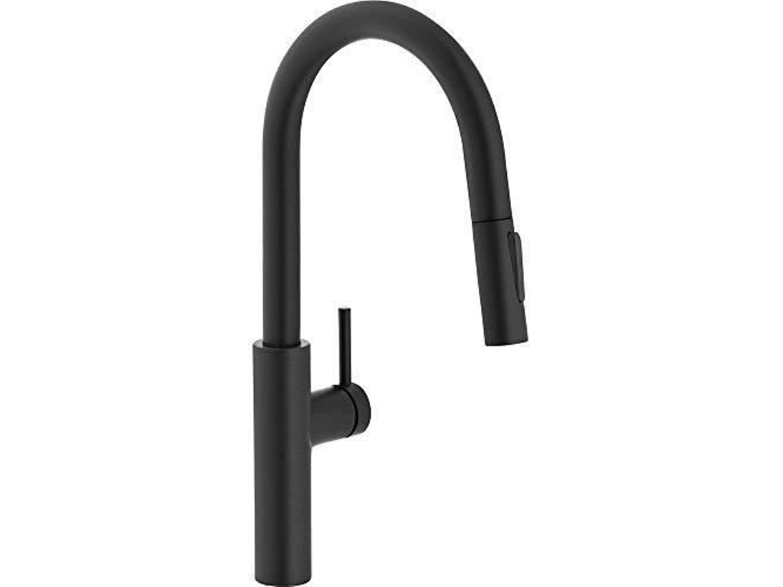 Mezclador de lavabo Franke Pescara L negro con ducha monomando