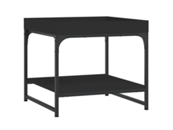 Maison Exclusive - Mesa De Centro Madera De Ingeniería Negro 49,5x49,5x45 Cm