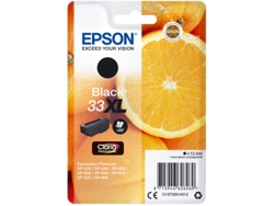 Cartucho de tinta original EPSON, 33, Naranjas 12,2 ml, Negro, Alta, XL, C13T33514012, T3351