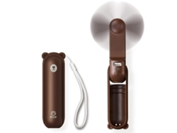 Mini Ventilador de Mano Portátil ENZON 3-1 Marrón