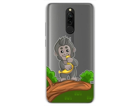 Carcasa Xiaomi Redmi 8 TUMUNDOSMARTPHONE Dibujos Transparente Multicolor