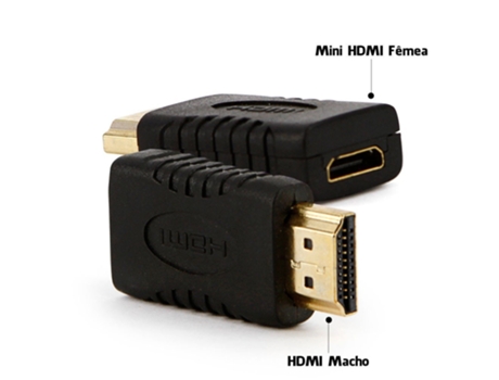 Adaptador HDMI Macho para Mini HDMI Hembra