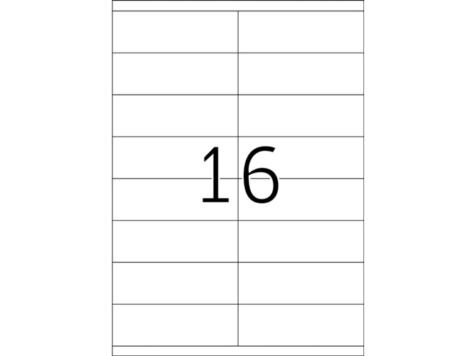 Etiquetas de impresora HERMA Labels white 105x35 SuperPrint 1600 pcs.