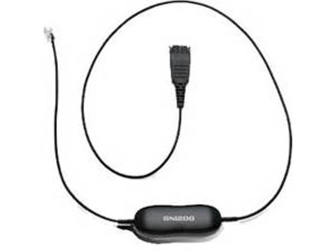 Cable Telefónico JABRA GN1200 (0.8m - Negro)