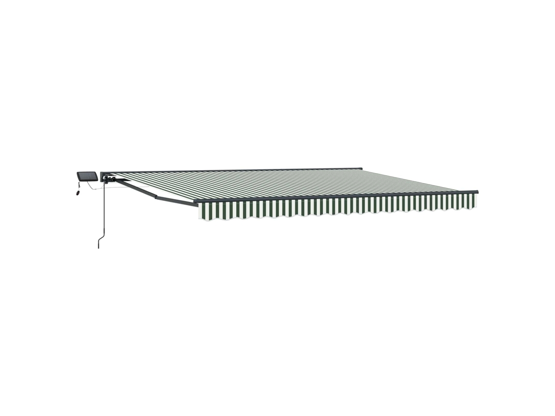 Vidaxl Armazón De Toldo Manual Con Leds 4 X 3 M