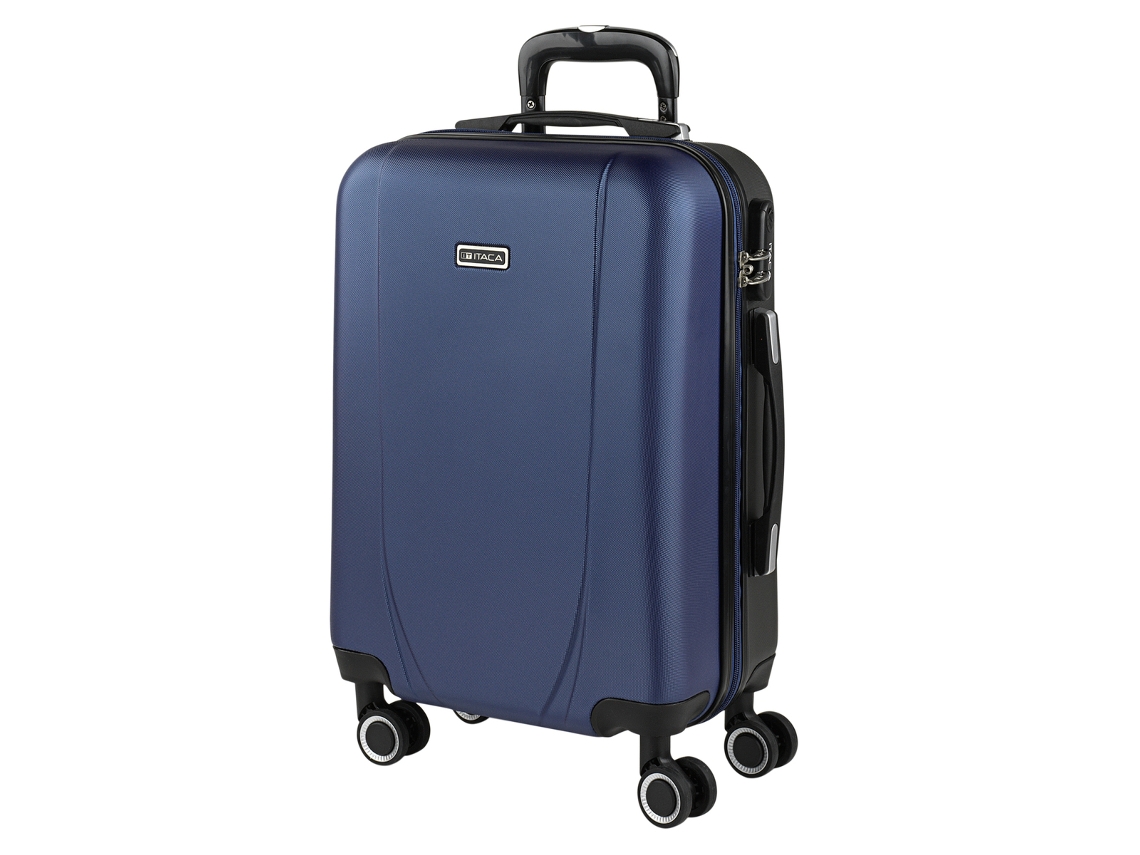 Maleta Abs Pequeña Itaca Tiber Azul Marino-antracita (38x55x20 Cm - 36l)