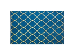 Alfombra de pelo corto BELIANI Yelki de Viscosa Azul 140x200
