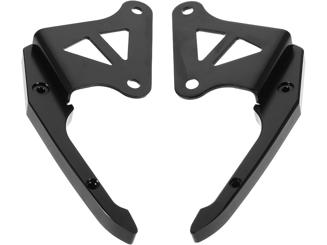 Accesorio De Asa Trasera Para Motocicleta, Asiento Cómodo En Aleación De Aluminio Negro, Barra