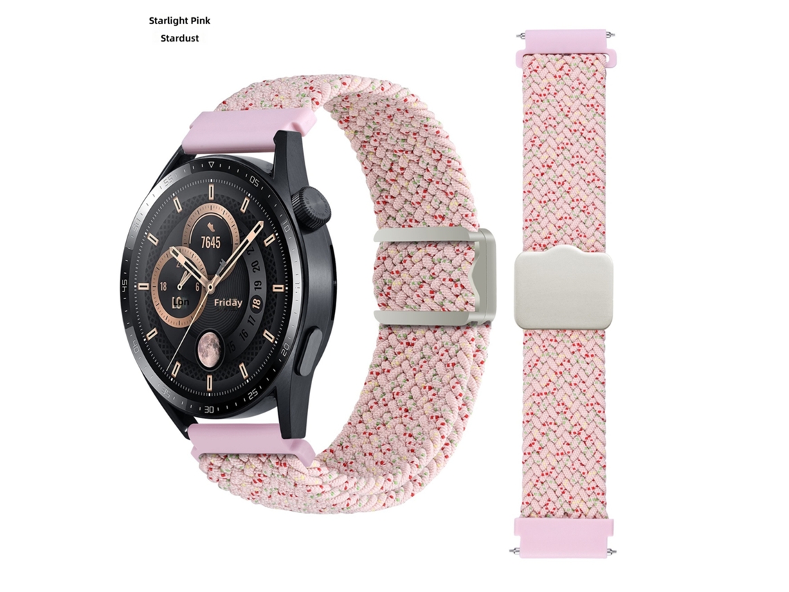 Correa magnética ajustable de tela para Samsung Galaxy Watch 4/5/6/7 y Huawei Watch GT 4/5/6 CHABERLU
