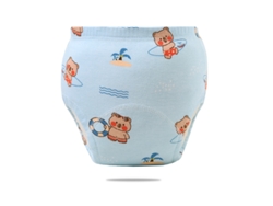Pañales lavables para bebé, calzoncillos de entrenamiento, talla 100, Siurn Beach Bear (aptos para gatos de 16 a 26 años)