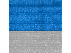 BONERVA Malla de Sombreo Ratcher Azul-Blanca Rollo 4 x 100 m