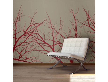Papel de Pared ARTGEIST Red-Hot Branches (300x231 cm)
