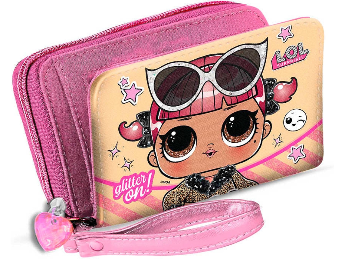 Cartera LOL SURPRISE Glitter pequeña (Multicolor - 9x12.5x3cm)
