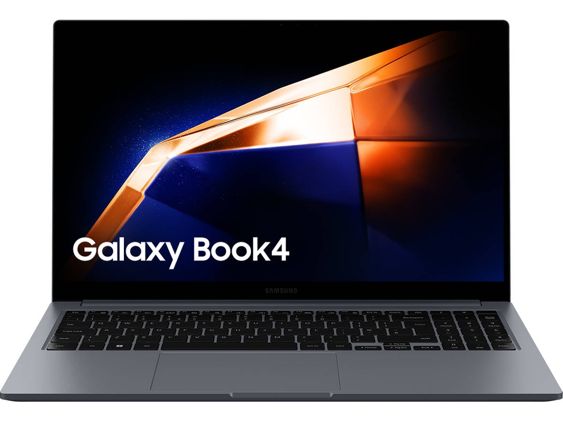 Laptop SAMSUNG Galaxy Book4 15 NP750XGJ-KG2ES (Gris - 16 GB RAM - 512 GB SSD - 15,6" - Qwerty Español - Intel Core i5)