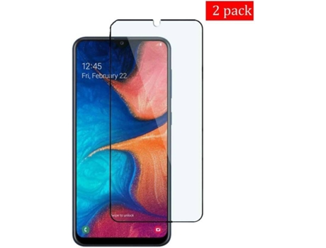 2x Protector Cristal Templado Samsung Galaxy A20e HONGWE.