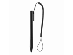 Lápiz óptico antirayaduras para pantalla táctica con cordón elástico, negro, para TPV, PDA y navegador, luz dorada