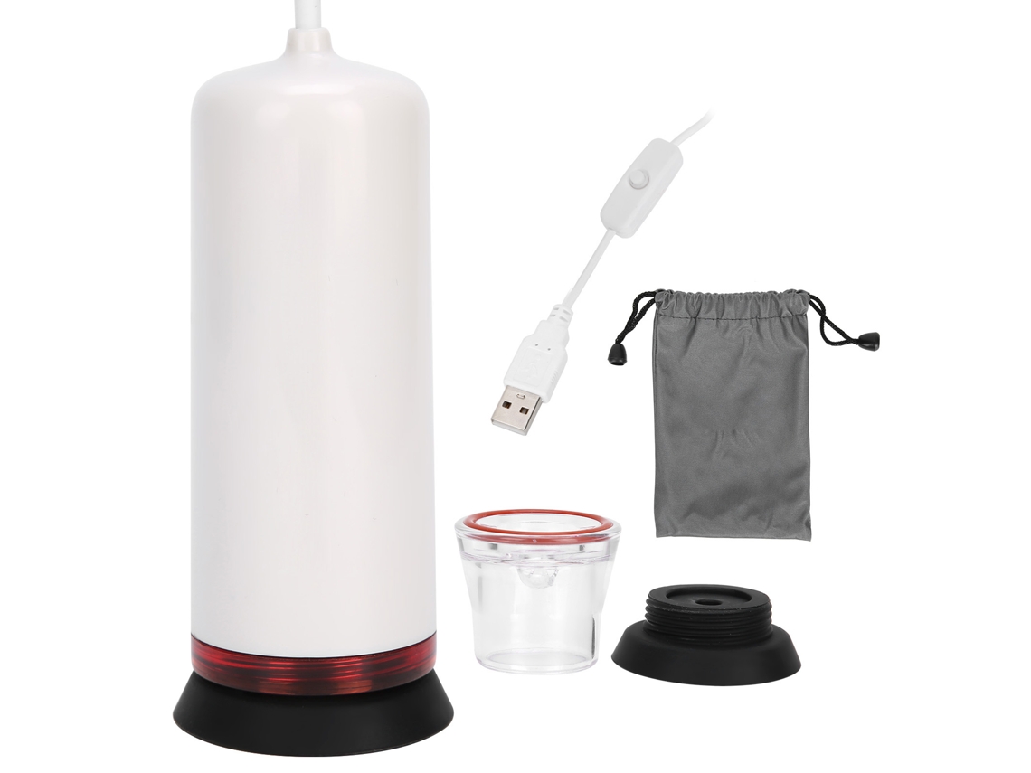 Mini Bomba De Vacío Eléctrica Automática Usb Portátil Para Bolsas De Almacenamiento - Blanca