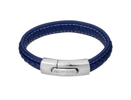Brazalete de piel auténtica y acero inoxidable PHILIPP BLANC Henry 0,090,090,034 cm