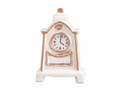 2026-reloj De Mesa Blanco Para Casa De Muñecas 1:12 Miniatura Exquisita Decoración De Muebles Accesorios