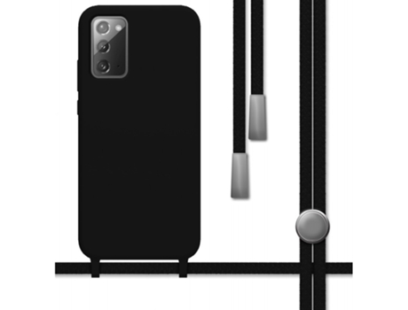 Carcasa Samsung Galaxy Note 20 TUMUNDOSMARTPHONE Colgante Negro