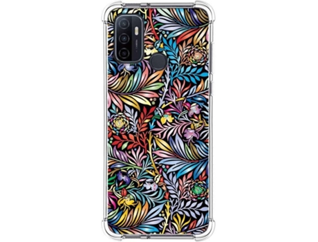Carcasa Oppo A53 TUMUNDOSMARTPHONE Dibujos Antigolpes Flores 04 Multicolor