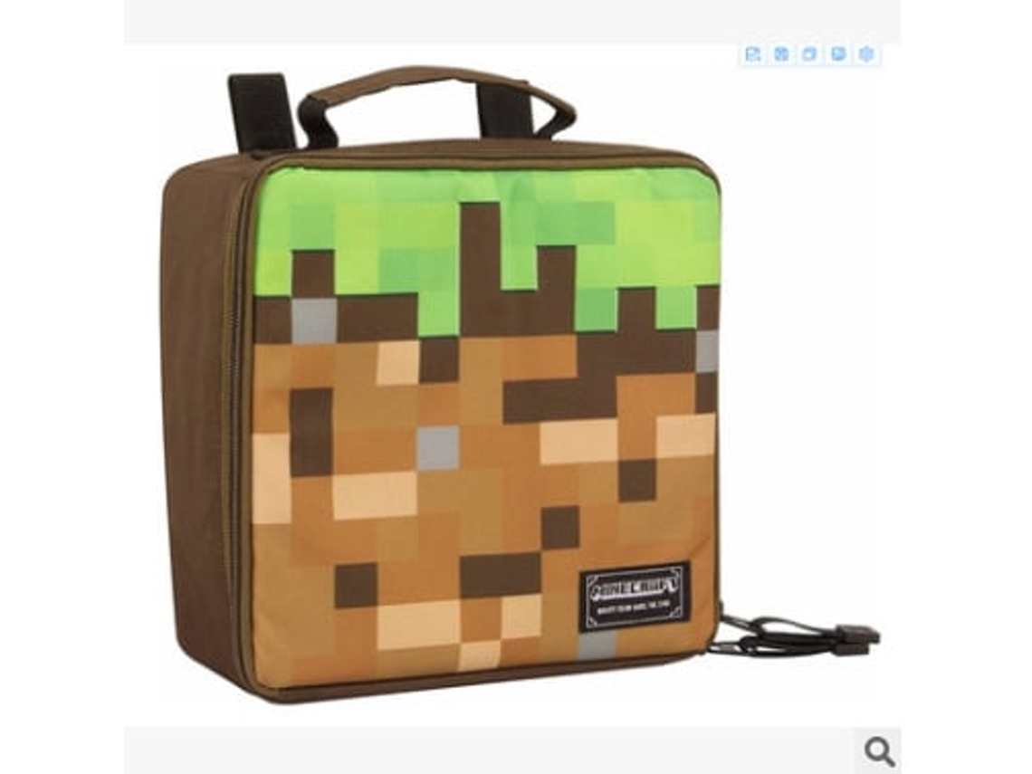 Bolsa térmica para lonchera de Minecraft, almacenamiento de comidas en Gramado 22 Chaberlu